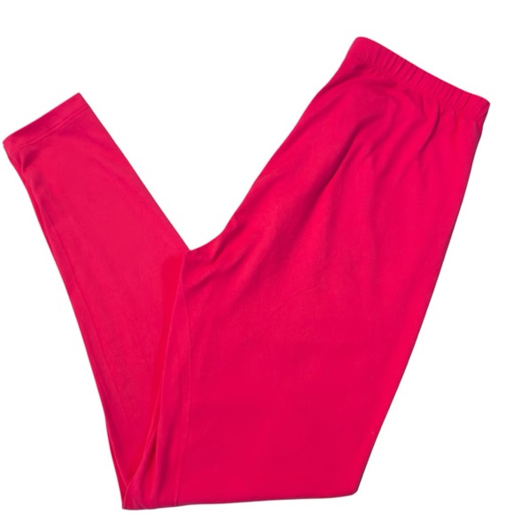 Zenana Outfitters pink leggings w/elastic waist. Pre-owned Women’s medium | d19 - Picture 1 of 8